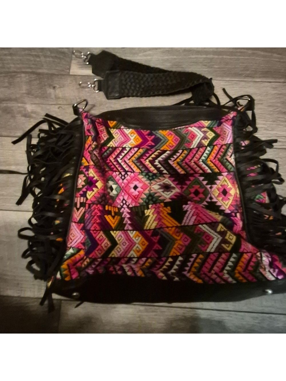 Custom Colorful Fringe Women Bag